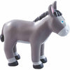 Haba Little Friends Donkey - 3.75' Farm Animal Toy Figure