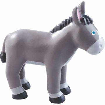 Haba Little Friends Donkey - 3.75' Farm Animal Toy Figure