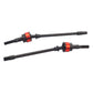2PCS Vgoohobby Hard Steel CVD Drive Shaft Front Axle Dogbone Hop-Up Parts Compatible with Axial SCX10 1/10 RC Climbing Car Crawl