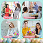 12Packs Easter Bunny Stress Balls With Eggs,Easter Basket Stuffers,Easter Squishy Squeeze Balls Bulk Fidget Toys For Adults,Stre