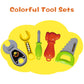 UNIH Kids Tool Sets for Boys Age 2-4 Childs Carpenter Preschool Fixing Tool Kit with Yellow Box, Toys for 2 Year Old