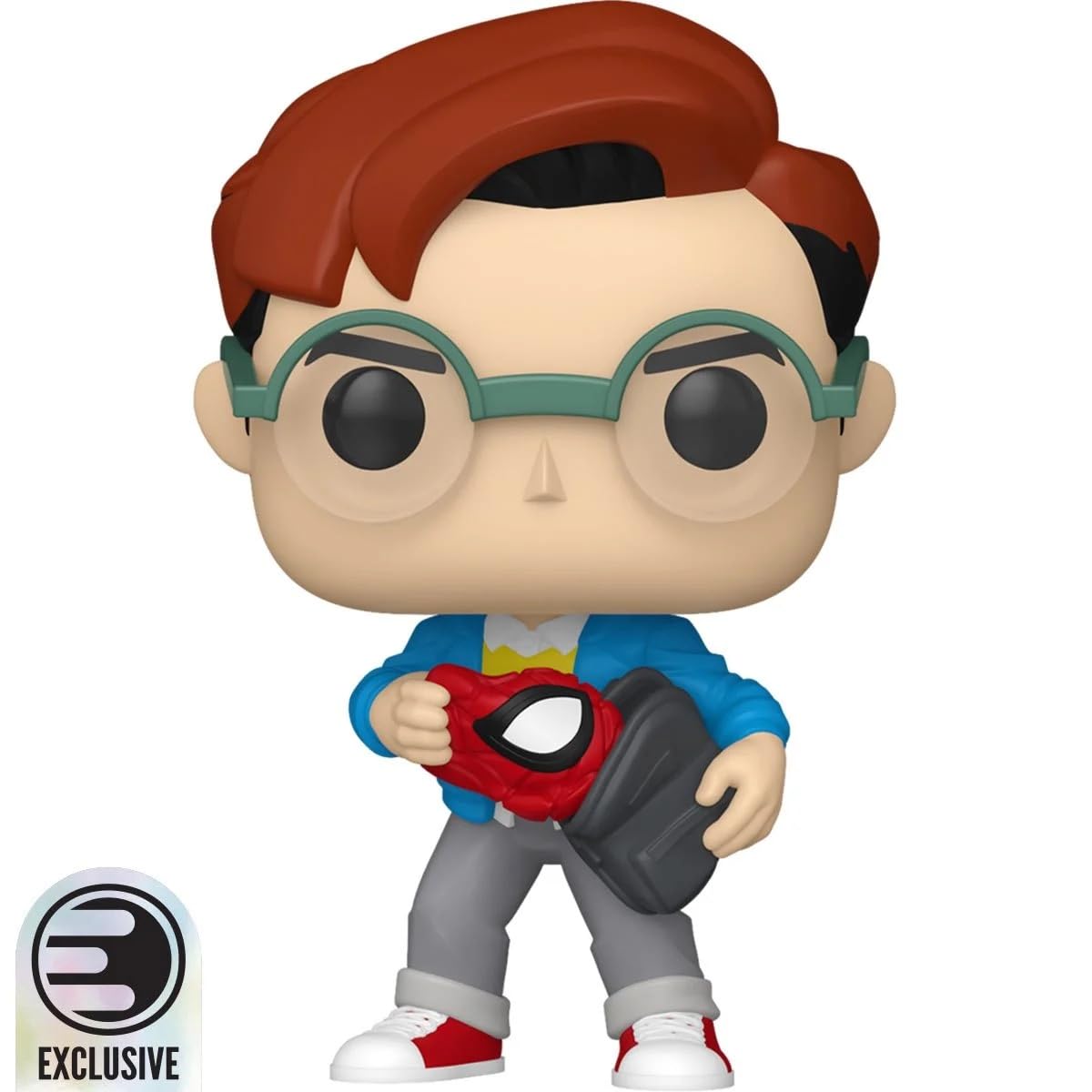 Boxed Vinyl Your Friendly Neighborhood Spider-Man: Peter Parker (Entertainment Earth limited availability) #1531 - Bundle Soft Protector Case - Compatible with Funko Pop Vinyl Figures