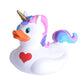 Wild Republic Rubber Ducks, Bath Toys, Kids Gifts, Unicorn Party Supplies, Water Toys, Unicorn, 4 Inches