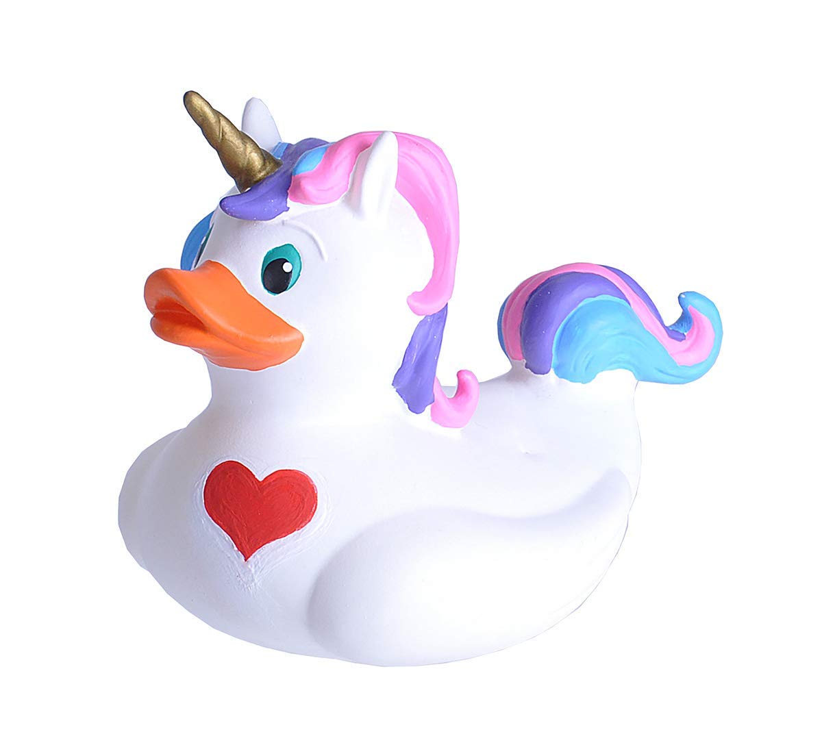 Wild Republic Rubber Ducks, Bath Toys, Kids Gifts, Unicorn Party Supplies, Water Toys, Unicorn, 4 Inches