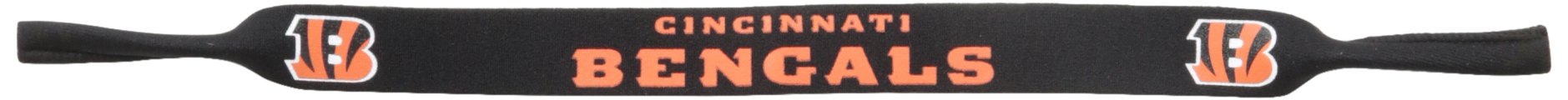 NFL Cincinnati Bengals Neoprene Sunglass Strap, Black