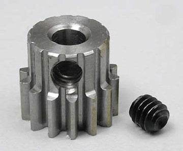 Robinson Racing 1114 Steel Alloy Motor Pinion Gear, 1/8'' Bore, 6 Mod Pitch, 14 Tooth, Brown/A