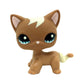 Brown Short Hair Cat Swirl Kitty #1170 Mini Pet Toys Animal Figure