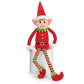 burton+BURTON Plush Little Elf Soft Stuffed Santa Helper, Multicolor, 7.25" Height x 13" Length, Polyester, Model 9726862
