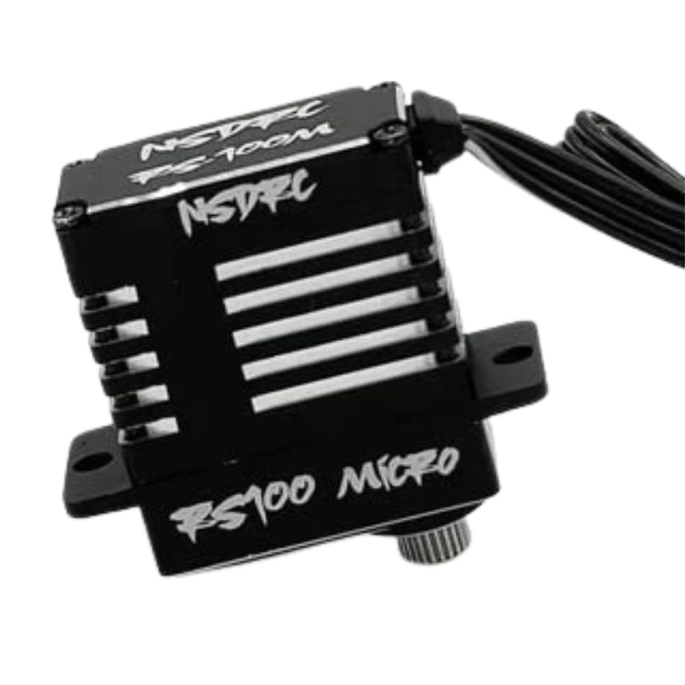 Nsdrc Rs100 High Torque Cnc Aluminum Waterproof Remote Control Car Micro Rc Servo 5V - 8.4V - 1/24 & 1/18 Scale Rc Cars Electron