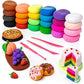 Promote Trader Clay Set Different Color Clay Toy For Kids Multicolor Clay Diy Ultra Light Modelling Bouncing Clay For Kids With 