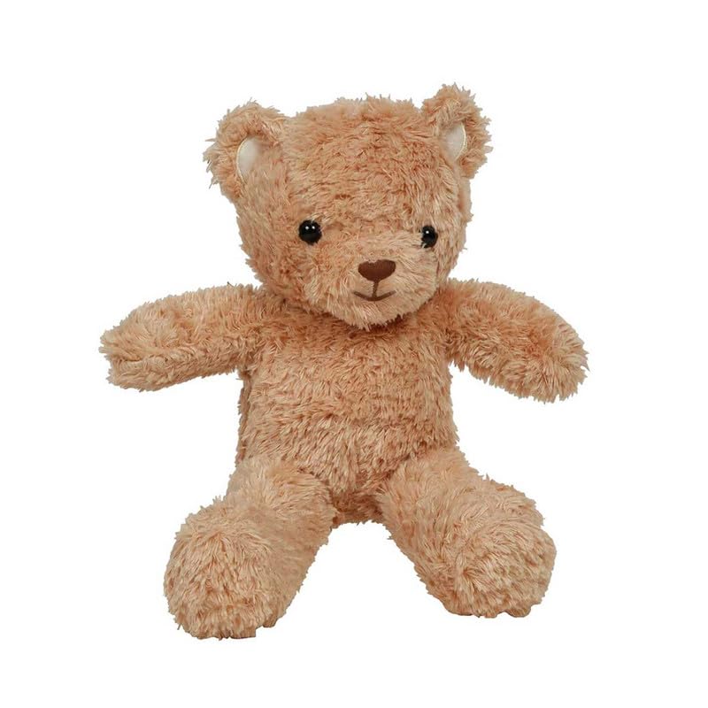 Little Ginnie Teddy Bear For Girl  Light Brown Curly Fur | Soft Toys For Kids  Sensory Development, Cuddling & Sensory Develop