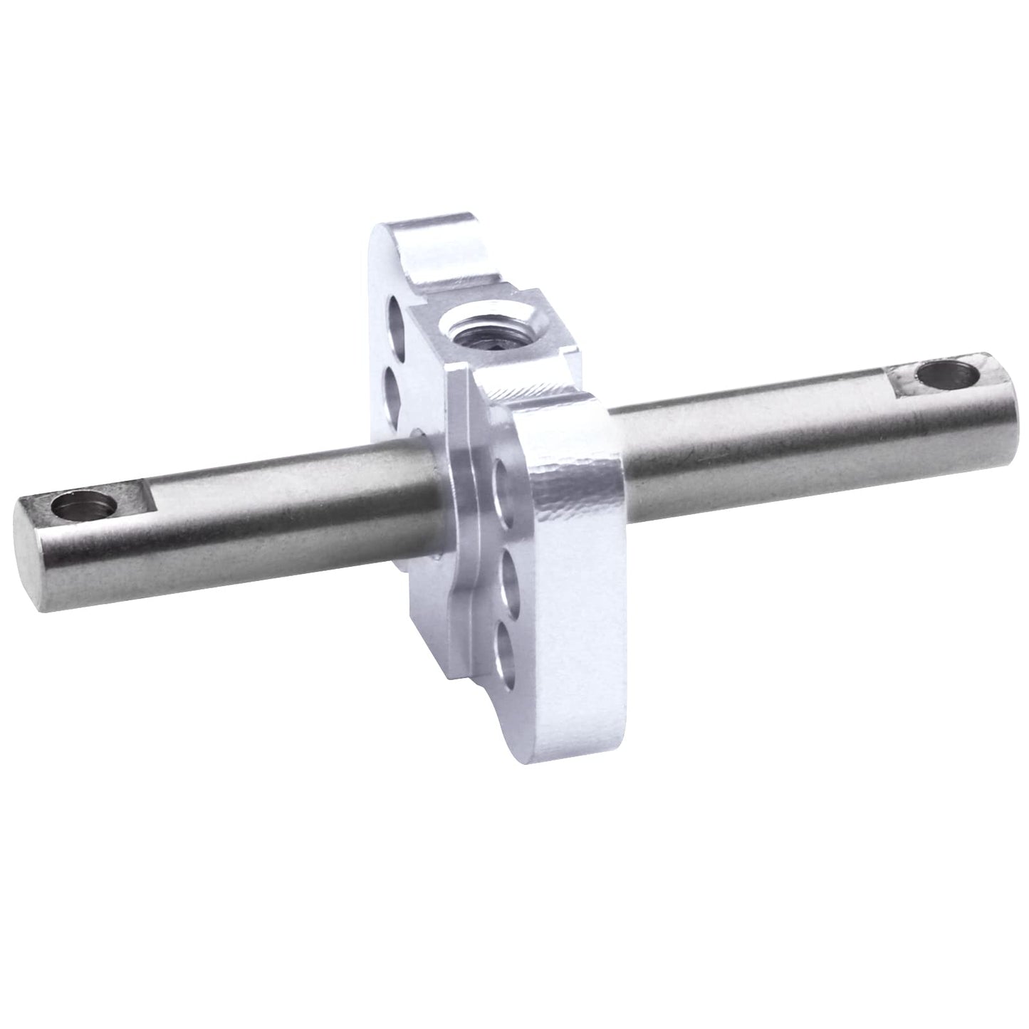 Aluminum Differential Locker Spool for RC 1/10 Scale Traxxas 2WD Rustler VXL Stampede VXL Replacement (Silver)