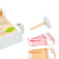 Small Foot Wooden Cash Register Set - Includes Push Buttons, Scanner & Money, Medium, Multicolour, Model 11099, Ages 3+ Years