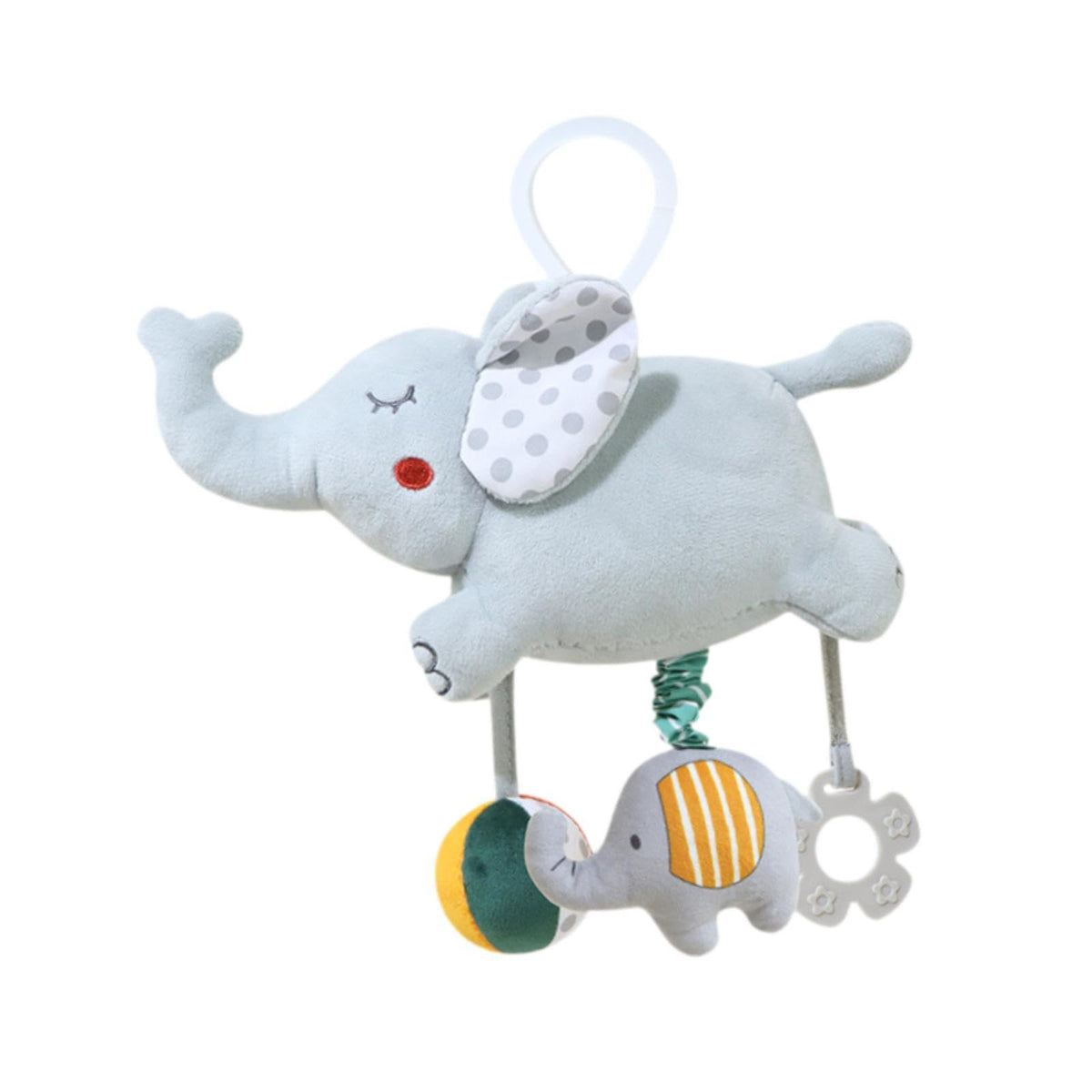 Club BollywoodBaby Hanging Toy Musical Soft Stroller Toy for Boys and Girls 6 to 12 Months Elephant|Baby|Toys for Baby|Developme