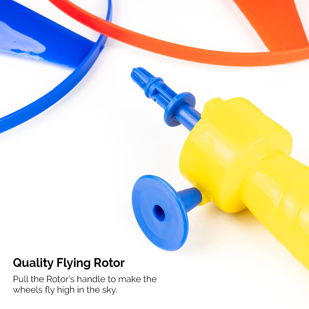 Ratna s exciting Flying Rotor Wheel for Kids to Make Their Playtime Fun. This wheele can Catch up The Height Approx. 40 ft. (Mul