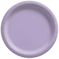 Amscan Lavender Big Party Pack Round Paper Plates - 6 3/4, 300 Ct