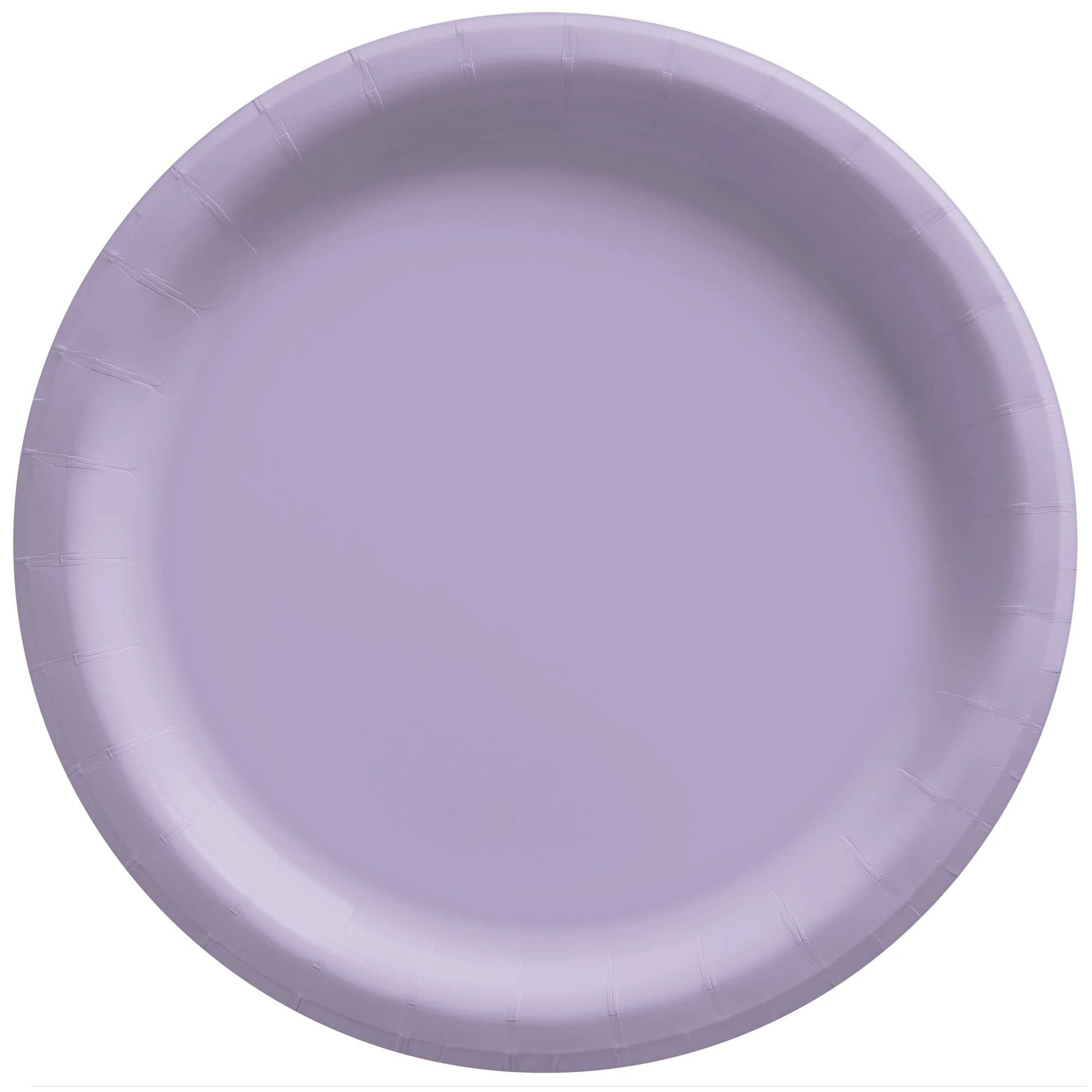 Amscan Lavender Big Party Pack Round Paper Plates - 6 3/4, 300 Ct