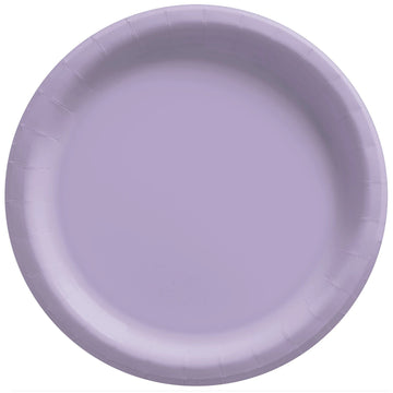 Amscan Lavender Big Party Pack Round Paper Plates - 6 3/4, 300 Ct
