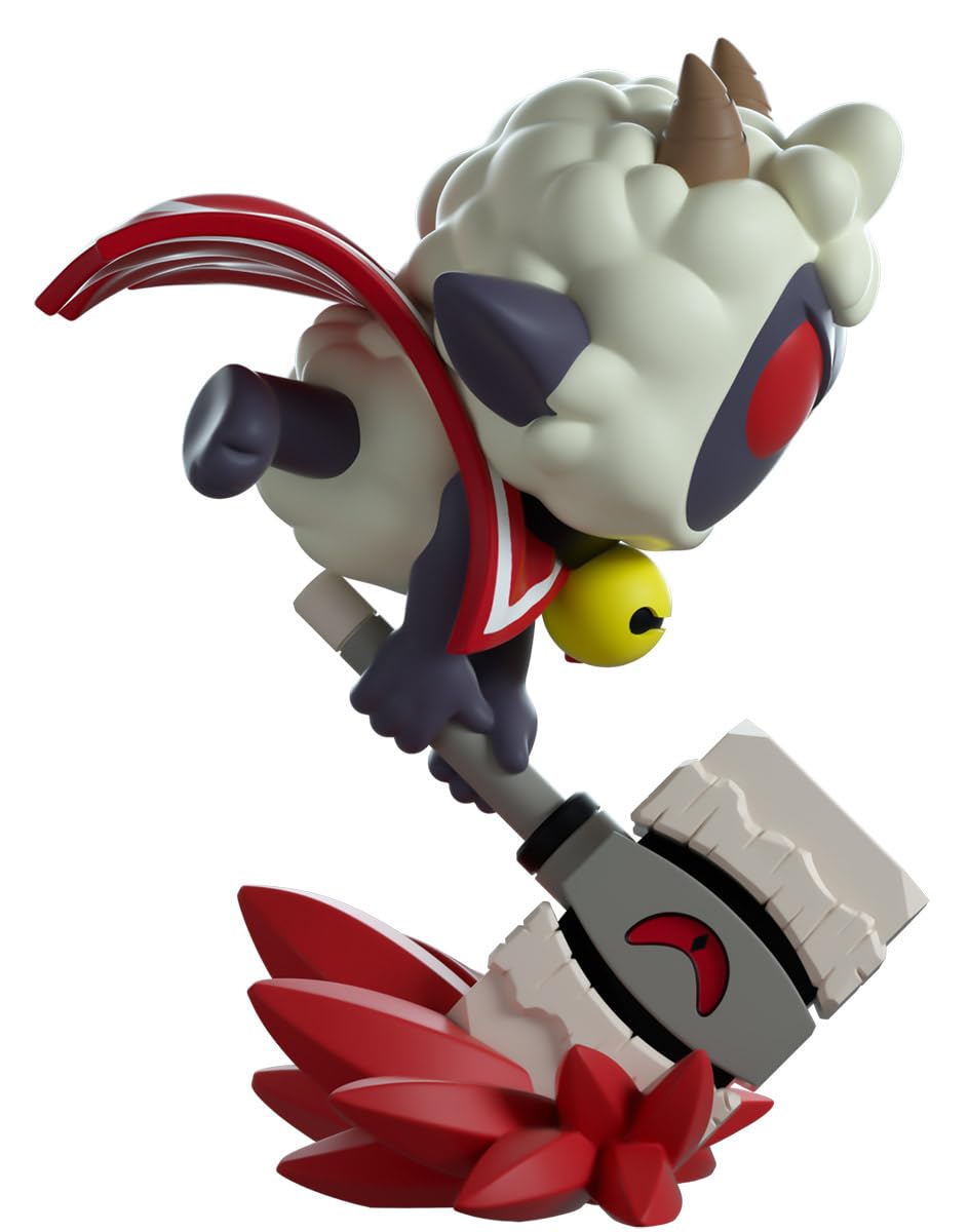 Youtooz Attacking Lamb 4.5'' Vinyl Figure, Official Licensed Collectible From Cult Of The Lamb Videogame, By Youtooz Cult Of The