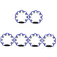Excluzo 6 Pcs Plum Blossom Shaped Hand Bell Drums For Toddler Instruments Snow Sleds For Toddlers Comfortable Biting Drum Set Ta