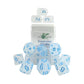 Role 4 Initiative Polyhedral Dice - Translucent White w/Light Blue, Arch'd4 (15)
