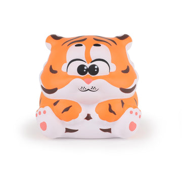 Anboor Squishies Tiger Slow Rising Cute Tiger Soft Squeeze Toys Stress Relief Realistic Cute Animal Squish Toy for Kids Gift