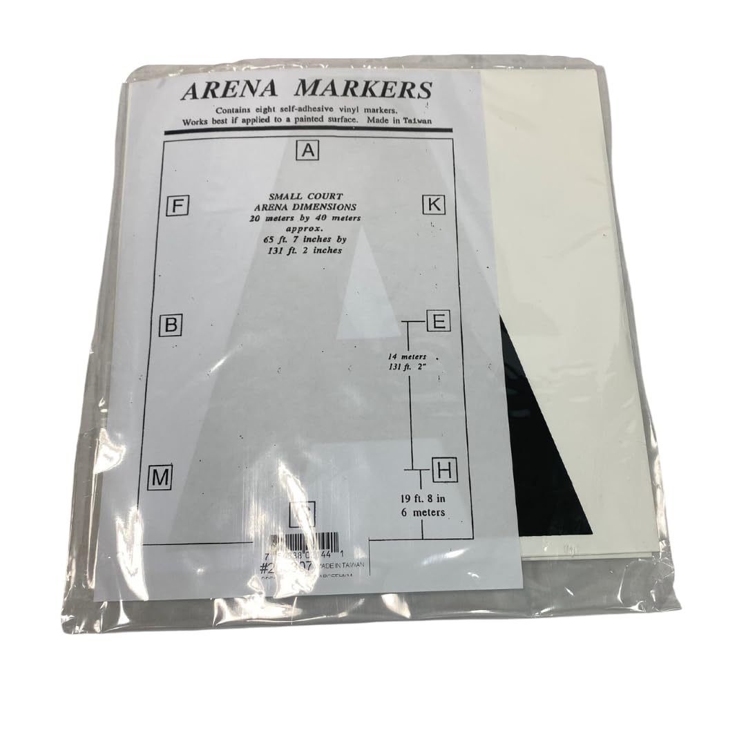 Intrepid International Stick On Dressage Letters - For Precision And Style In Dressage Training, Set Of 8 - A B C E F H K M