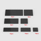 Classic Building Plate Assortment Pack, 50Pcs Black Bulk Plates With 7 Size Building Plate Base Plate, Compatible With Lego Part