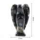 Ouubuuy Kambaba Crystal Angel Figurines Statues 4 pcs Natural Gemstone Carved Pocket Guardian Angel 1.5 inch for Healing Reiki S