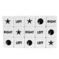 ZLIXING 15 Pcs Dice for Left Right Center Dice Game Prime Only Dice Family Board Games Accessories