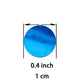 Blue Foil Metallic Round Table Confetti Decor Circle Dots Mylar Table Scatter Confetti Wedding Bachelorette Under the Sea Baby S