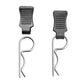 50 Pieces HobbyPark Universal RC Body Clips w/Pull Tabs Car Clips R Clips for All 1/10 1/12 Scale Redcat HPI HSP Exceed RC Car P