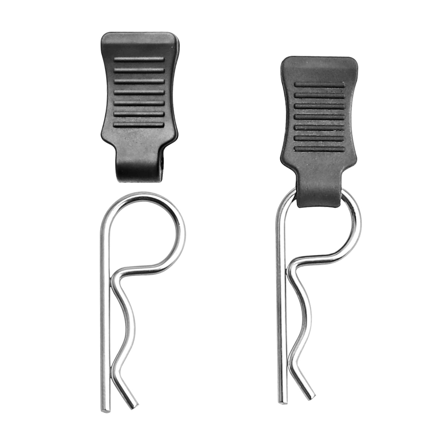 50 Pieces HobbyPark Universal RC Body Clips w/Pull Tabs Car Clips R Clips for All 1/10 1/12 Scale Redcat HPI HSP Exceed RC Car P