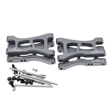 CODA Racing 4-Pack Alloy Front&Rear Suspension Arms for Traxxas 1/18 LaTrax Teton Desert Prerunner SST -Replaces Part 7630