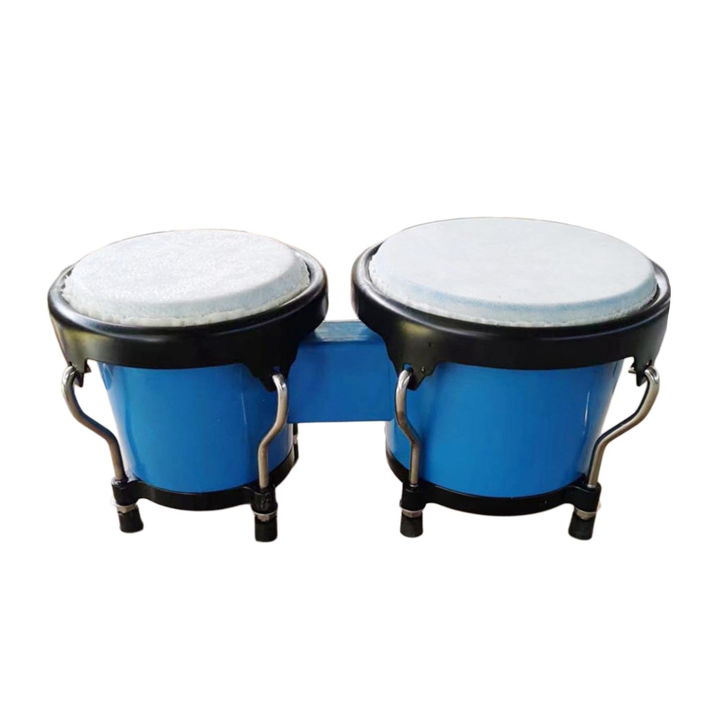 Ujeavette Drum Percussion Instruments Bongo Drum Set For Gifts Adults Beginners Blue