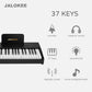 Jalokee Kids Piano Keyboard, 37 Keys Digital Piano For Kids, Music Educational Instrument Toy, Wood Piano For 3+ Girls And Boys