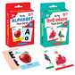 Little Berry Big Flash Cards For Kids: Alphabets And Hindi Varnamala (Set Of 2) | 64 DoubleSided Picture Cards | Early Learning