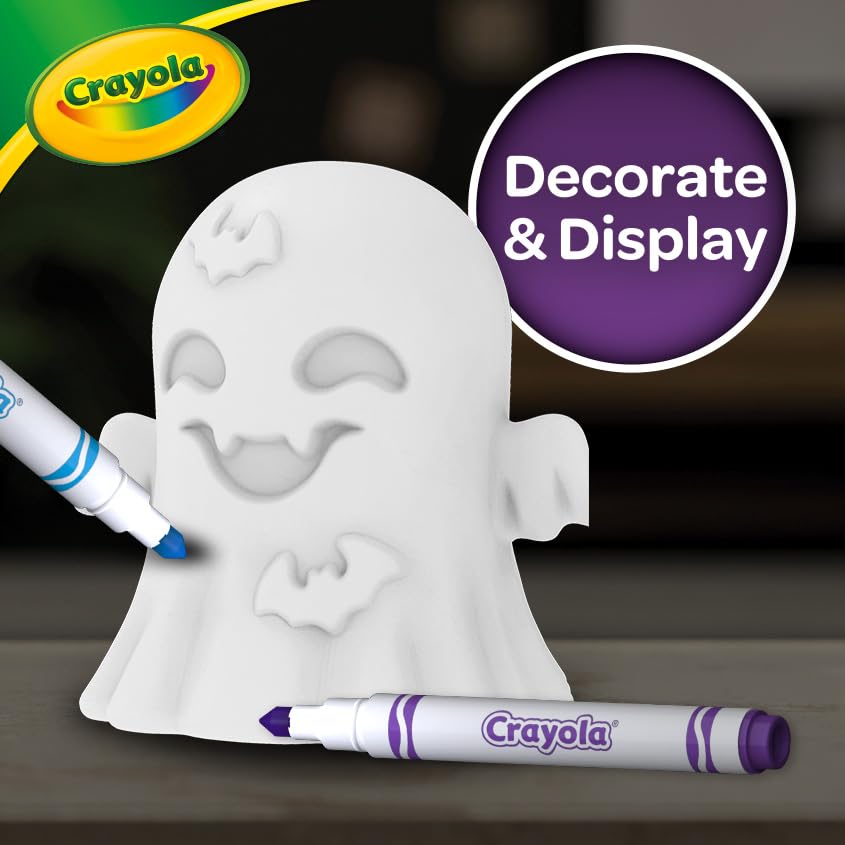 Crayola Light-Ups Ghost - Reusable Coloring Toy & Night Light, Medium, Multicolor, Model 747624, Halloween Decor for Kids Ages 4+