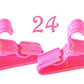 MyBrittanys 24 Pink Hangers Compatible with 18 Inch Girl Doll Clothes- 18 Inch Doll Clothes Hangers