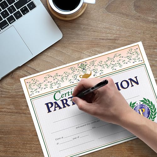 Hayes Participation Certificate, 8-1/2 X 11 in, Paper, Pack of 30