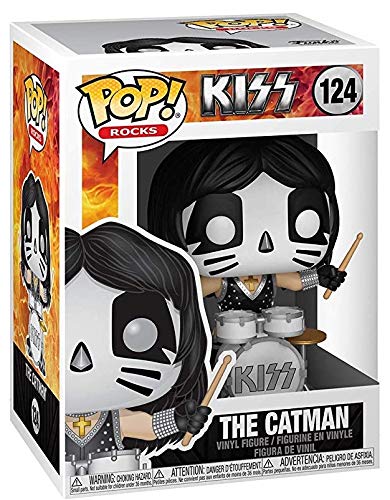 Pop Rocks: Kiss - Catman (Peter Criss) Funko Vinyl Figure (Bundled With Compatible Box Protector Case), Multicolored, 3.75 Inches