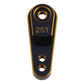 Hobbypark Aluminum Servo Horn 25T Steering Arm for Traxxas TRX4 TRX-4 1/10 Scale RC Crawler Car, Replace 8247X(Gold-Black)