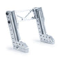 Rclioln Aluminum Front And Rear Damper Shock Mount For Axial Wraith 90018 1/10 Rc Truck Car (Rear)