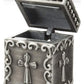 Ganz Angel Prayer Box Trinket - Triple Angels Charm Pewter