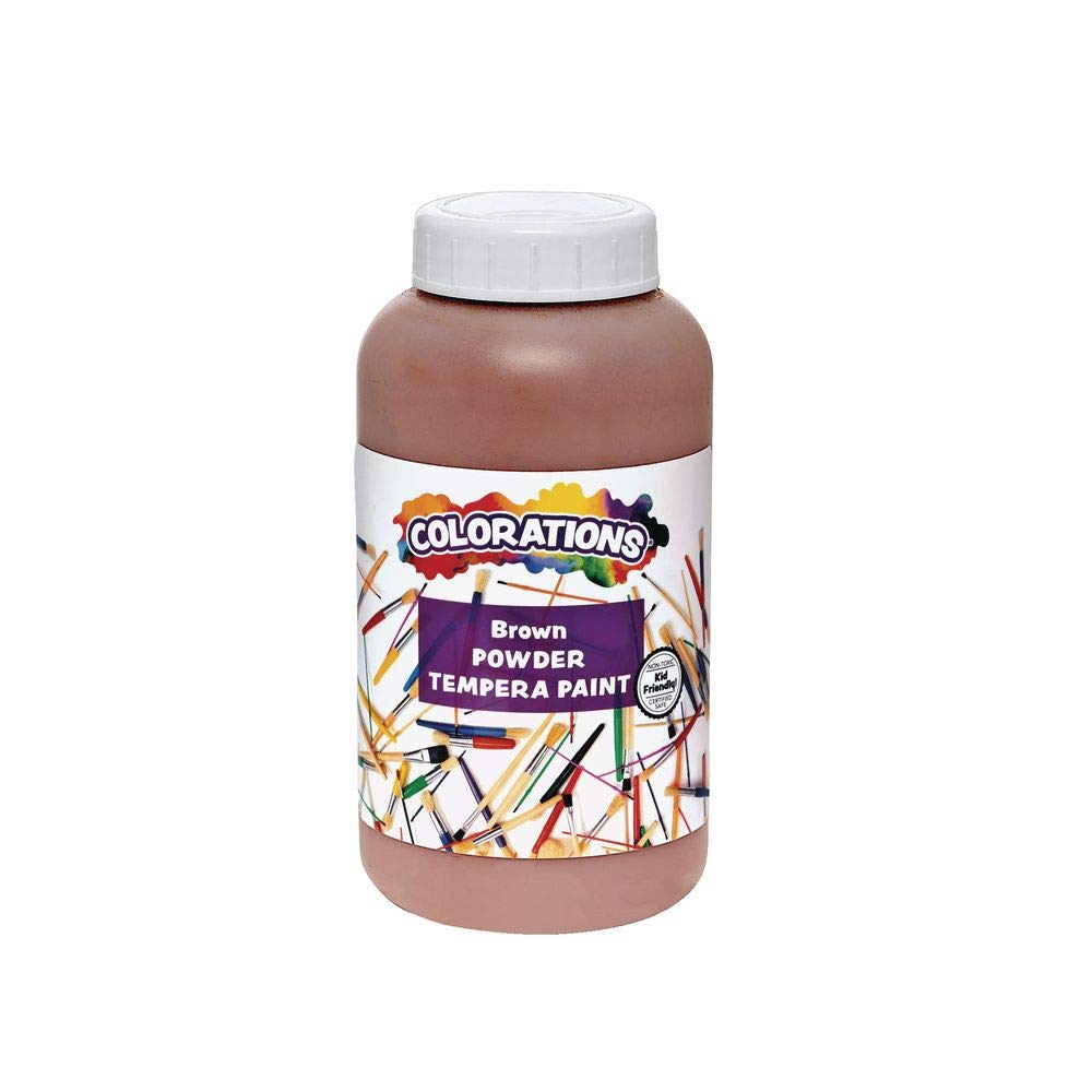 Colorations Cptbr Powder Tempera, Brown - 1 Lb.