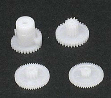 Hitec RCD HS-81 Servo Gear Set, Plastic, Model HRC56403 - High-Quality Replacement Parts for RC Models