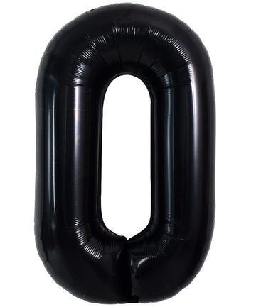 Toniful 40 Inch Large Black O Letter Balloons Jumbo Helium Balloons,Foil Mylar Big Alphabet Balloons For Birthday Party Annivers