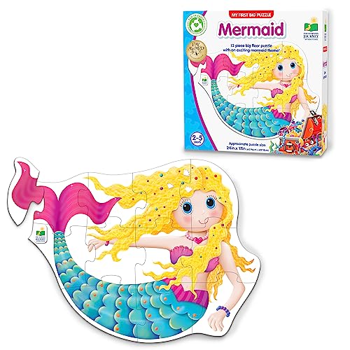 The Learning Journey - My First Big Floor Puzzle - Mermaid - Mermaid Puzzle for Kids - Toddler Games & Gifts for Boys & Girls Ag