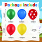 Red Yellow Blue Balloons, Red Blue Green Party Balloons Red Polka Dot Balloons Carnival Circus Balloons Yellow Green Latex Ballo