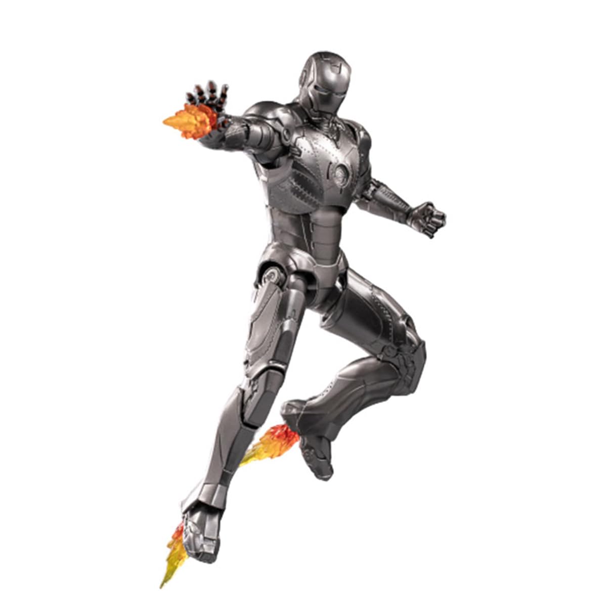 HiPlay ZD Toys Collectible Figure Full Set: Anniversary Series Non-Luminous Version: Iron Man MK2 (1906-02), 1:10 Scale Miniatur